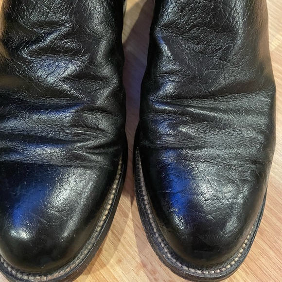 Mens Justin Brand Genuine Exotic smooth Ostrich Roper Boots. Style 3342 - Picture 3 of 12